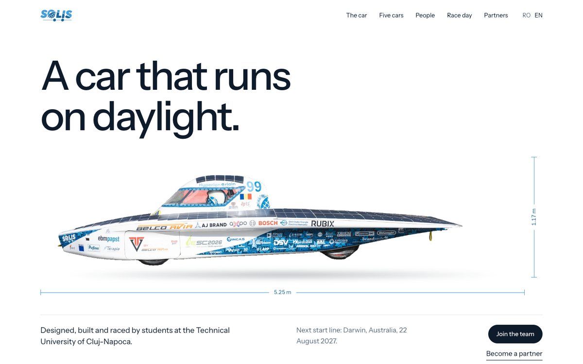 Concept B homepage